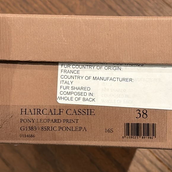 Gianvito Rossi Cassie Calf-Hair Crisscross Platform Sandals, Leopard Size 38/8 - Picture 12 of 12